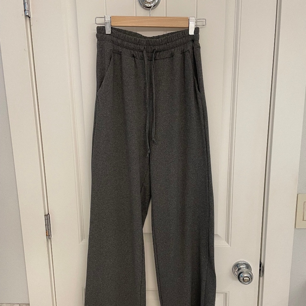 Charcoal Gray Lounge Pants, Size S